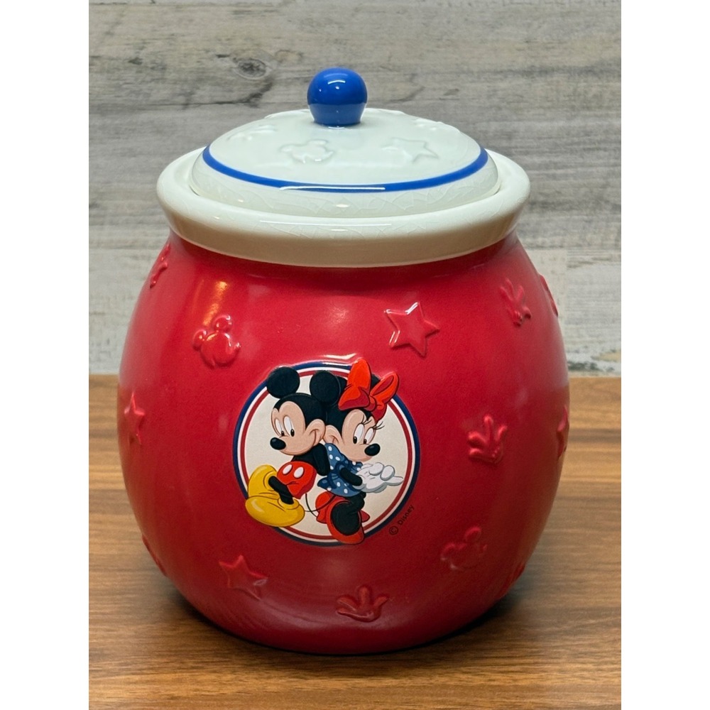 Disney Mickey‎ Mouse Minnie Mouse Licensed Cookie Jar Vintage